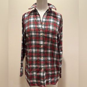Jcrew flannel shirt in tartan